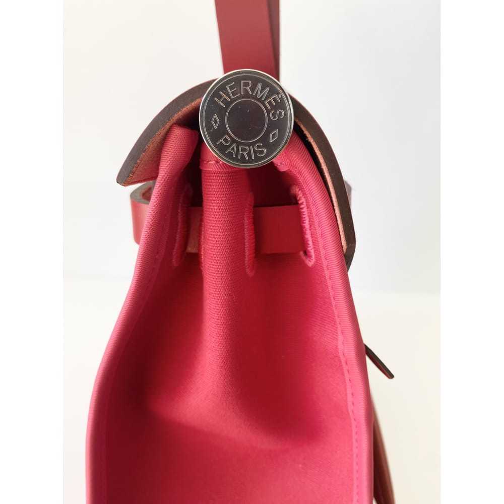 Hermès Herbag cloth handbag - image 7