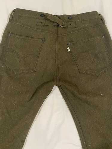 Levi's Levi’s Green Wool Relaxed Fit Pants