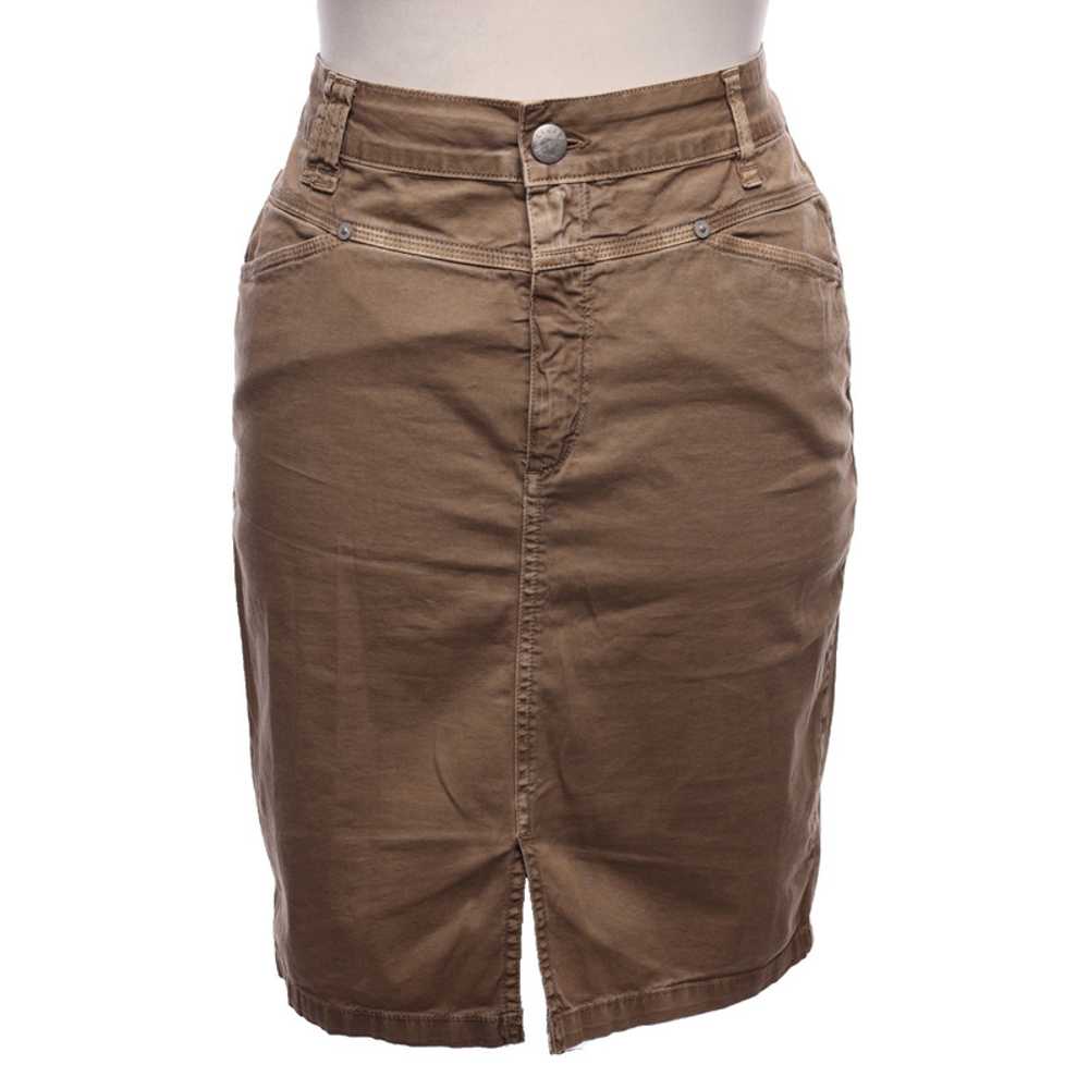 Closed Skirt Cotton in Beige - image 1