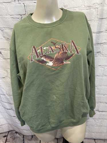 Vintage Vintage Alaska Sweatshirt Crewneck Embroi… - image 1