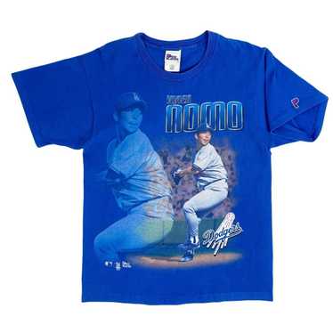 Dodger Champion Shirt Vintage Los Angeles Dodgers Drop Shadow Logo T-Shirt  - Bugaloo Boutique