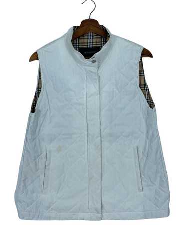 Burberry × Designer Vintage Burberry Quilted Vest… - image 1