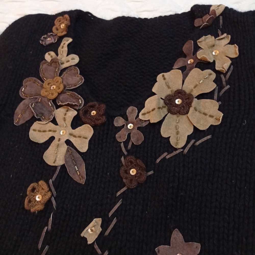 Aran Isles Knitwear × Custom × Streetwear Flowers… - image 3