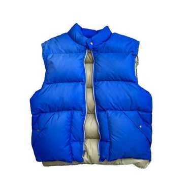 Vintage blue puffer vest - image 1
