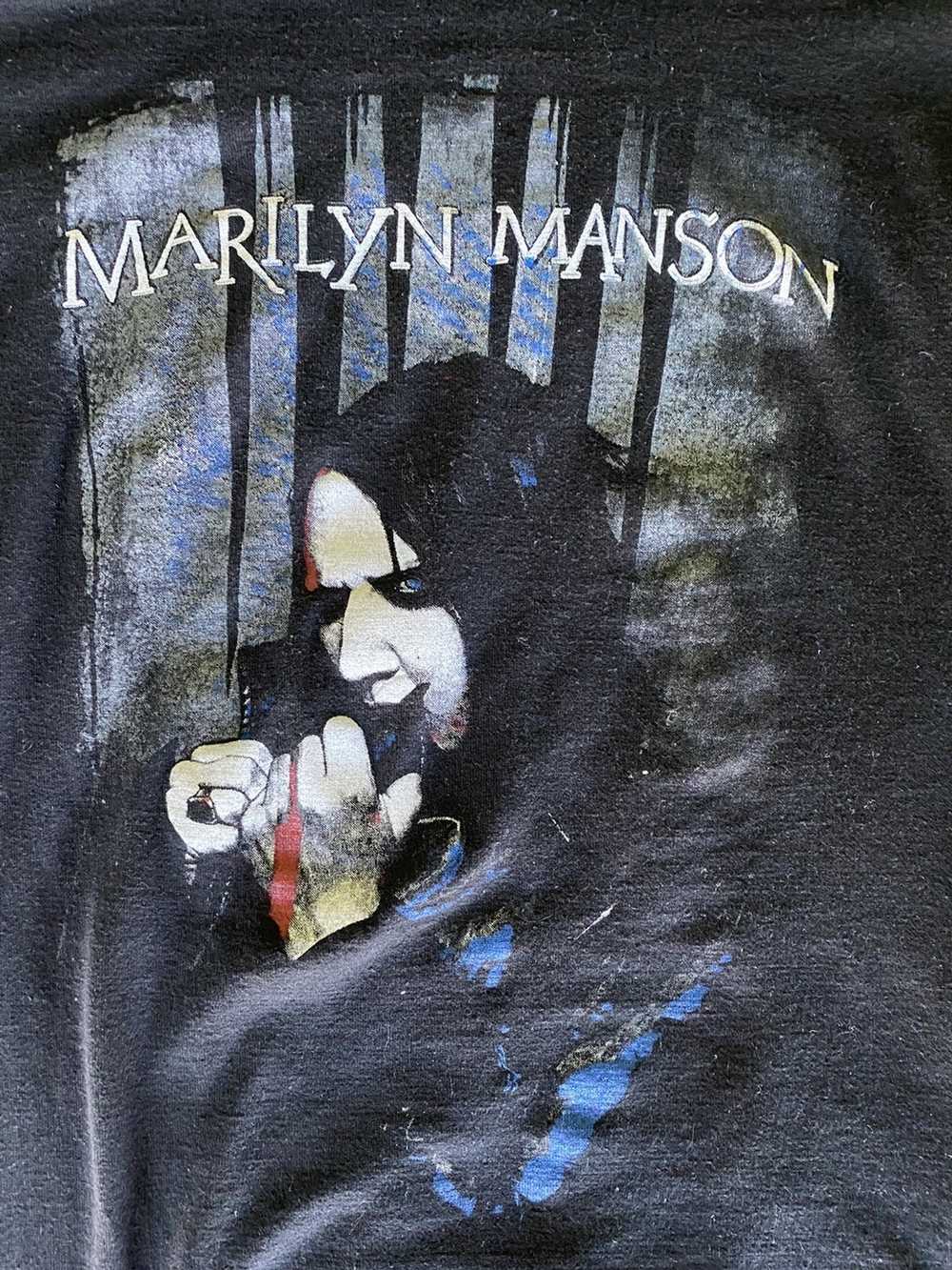 Band Tees × Marilyn Manson × Vintage RARE VINTAGE… - image 5