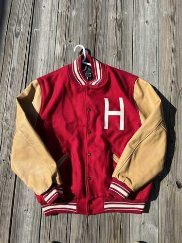Maker of Jacket Varsity Jackets Hysteric Glamour Blue and Cream