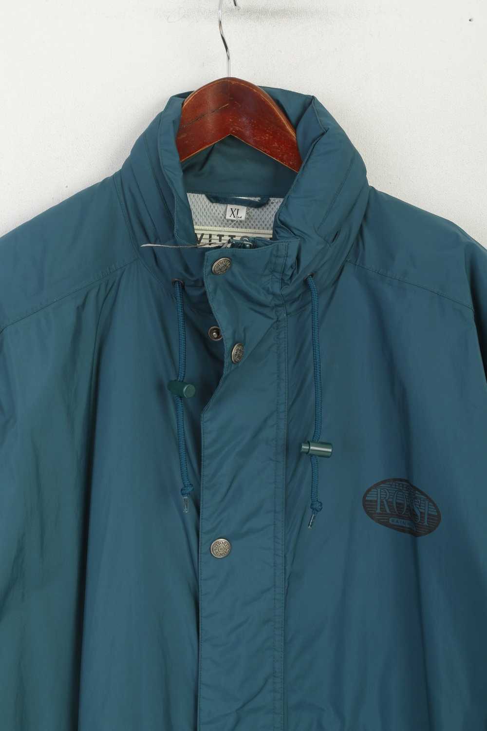 Vintage Vittorio Rossi Rainwear Men XL Jacket Gre… - image 2