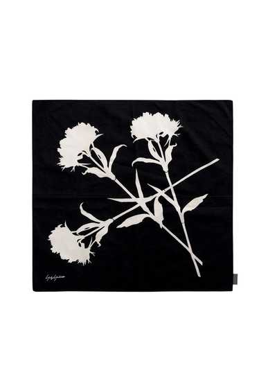 YOHJI YAMAMOTO 00's FLORAL PRINTED FOULARD