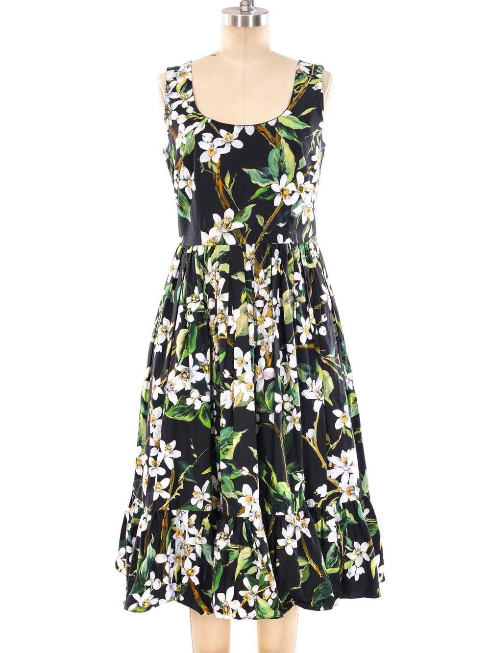 Dolce and Gabbana Floral Printed Tank Dress - image 1