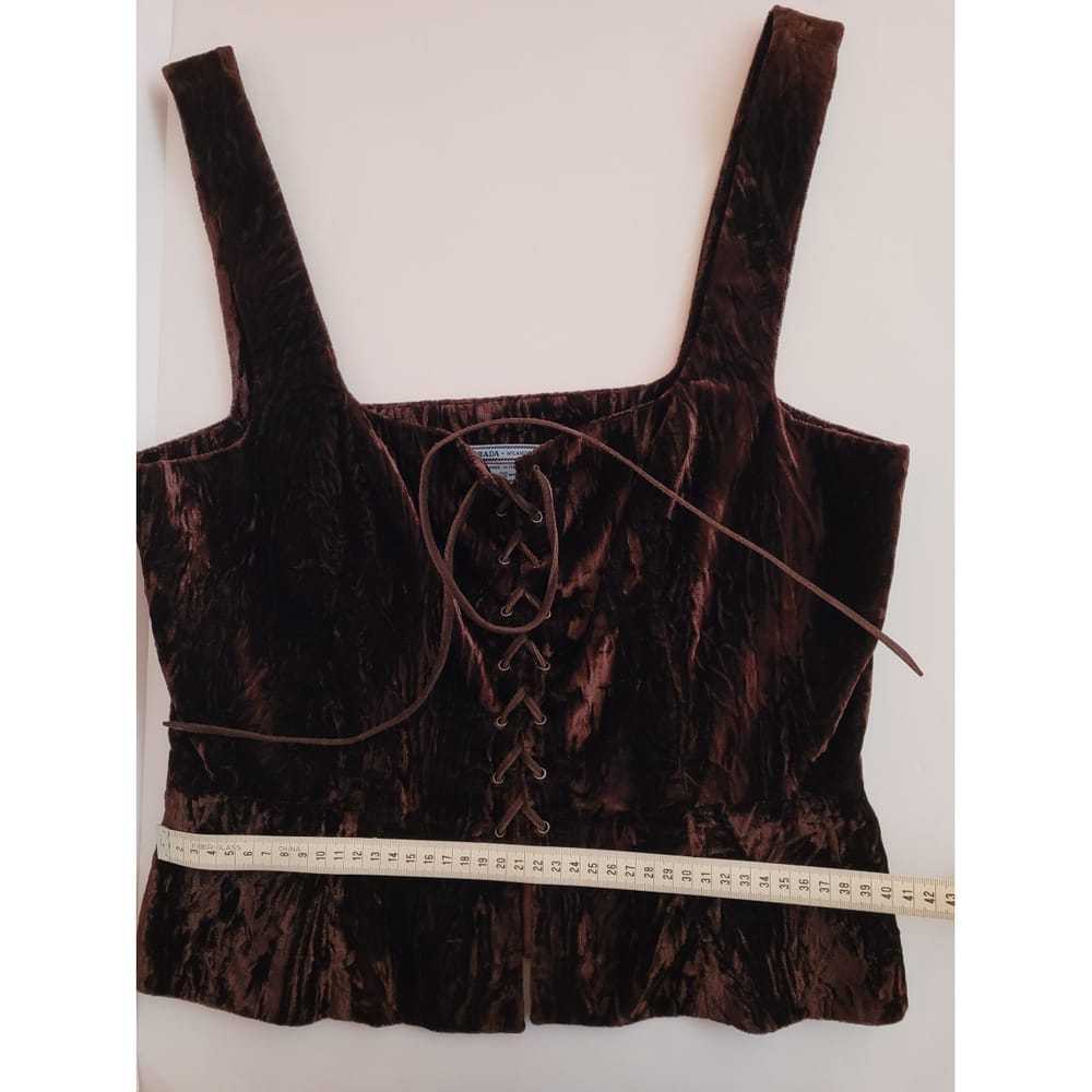 Prada Velvet corset - image 7