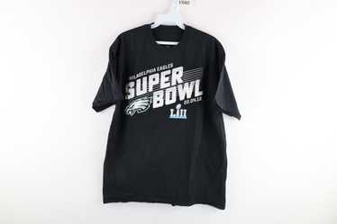 Women's Philadelphia Eagles New Era Black Super Bowl Commemorative V-Neck T- Shirt