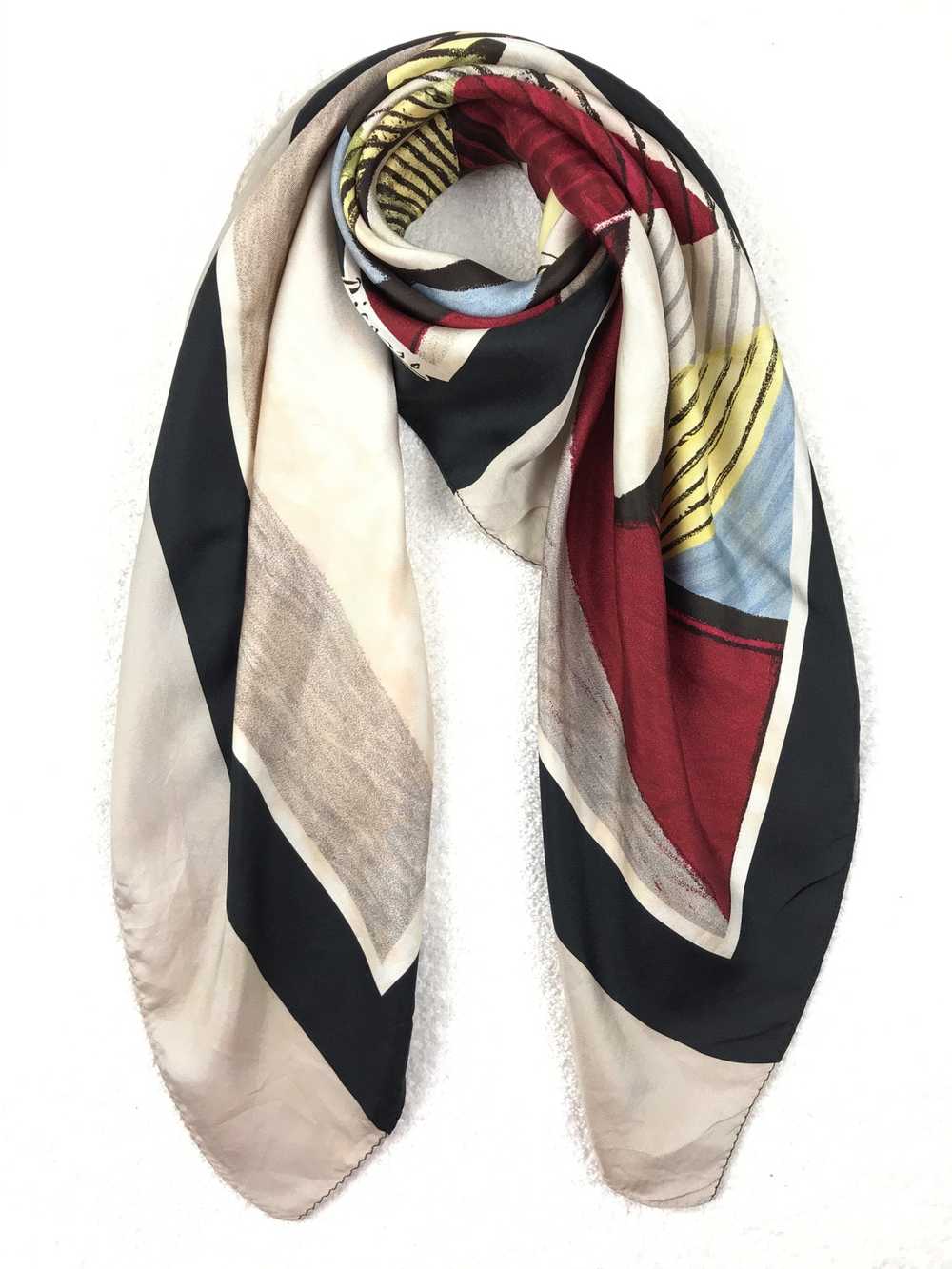 Picasso × Vintage Vintage Designer Silk Scarf Pic… - image 3