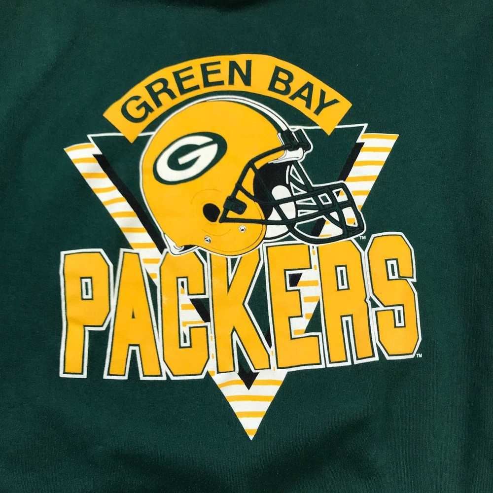 Vintage Vintage Green Bay Packer USA Made sweatsh… - image 3