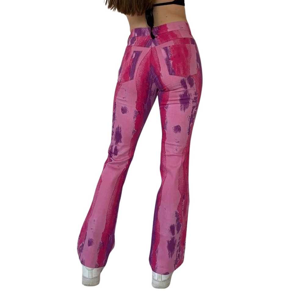Y2K Watercolor Pants (XS) - image 7