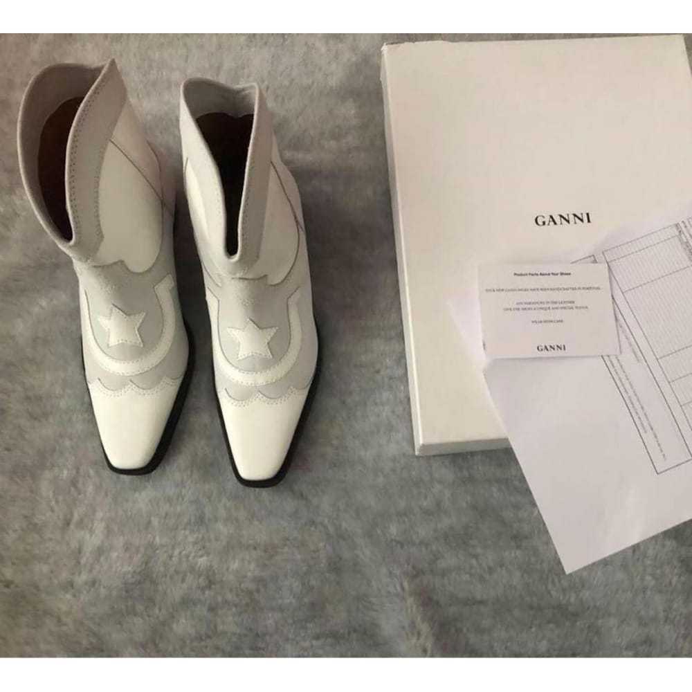 Ganni Fall Winter 2019 leather western boots - image 3