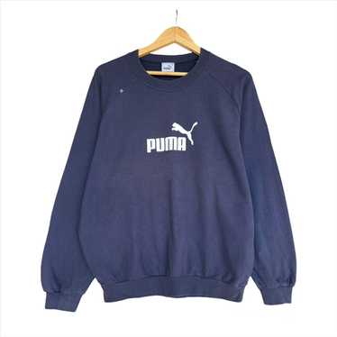 Vintage PUMA Big Logo Sweatshirt Authentic Black Size XL 