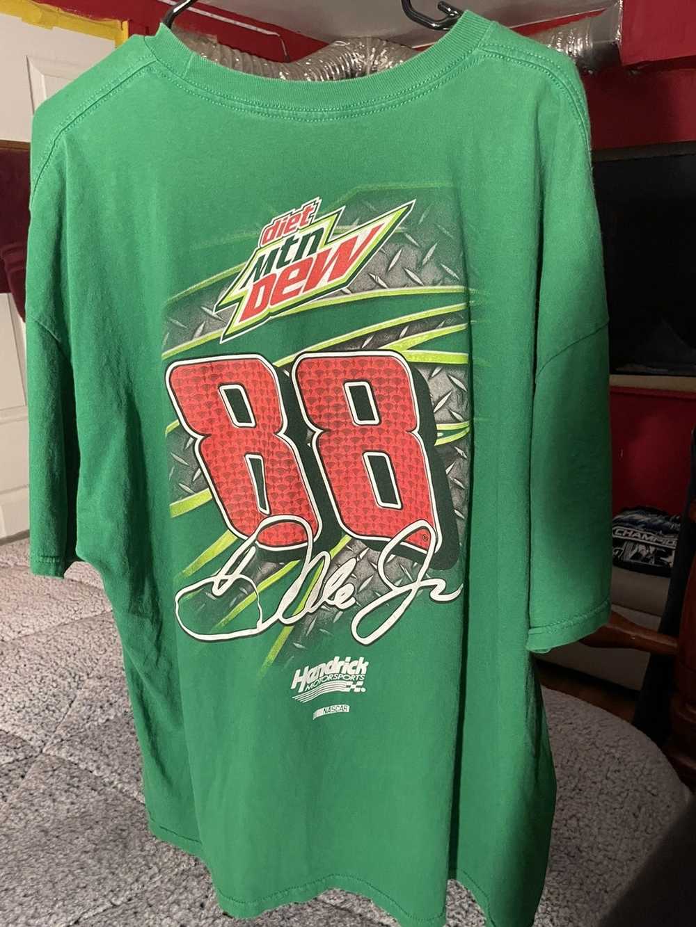 NASCAR VINTAGE DALE JR. NASCAR T-SHIRT - image 2