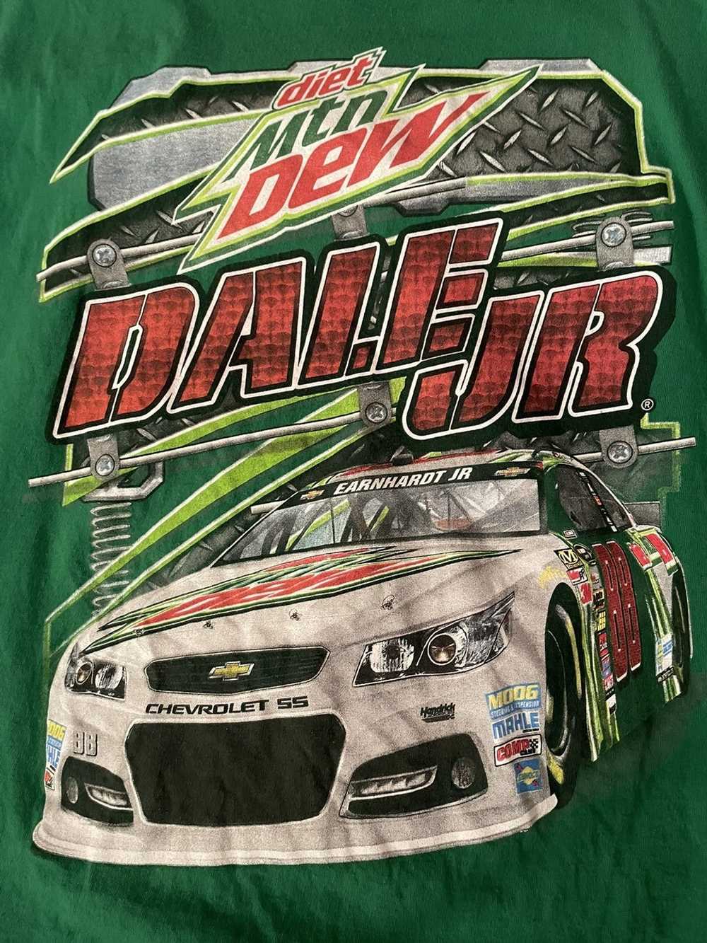 NASCAR VINTAGE DALE JR. NASCAR T-SHIRT - image 4