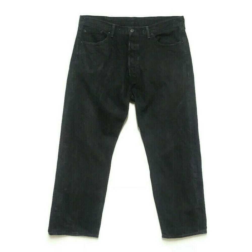 Levi's Levis 501 Black Jeans Mens 39x29 (Tag 40x3… - image 1