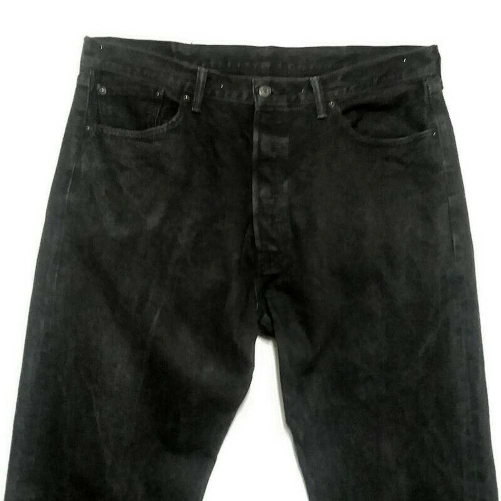 Levi's Levis 501 Black Jeans Mens 39x29 (Tag 40x3… - image 2