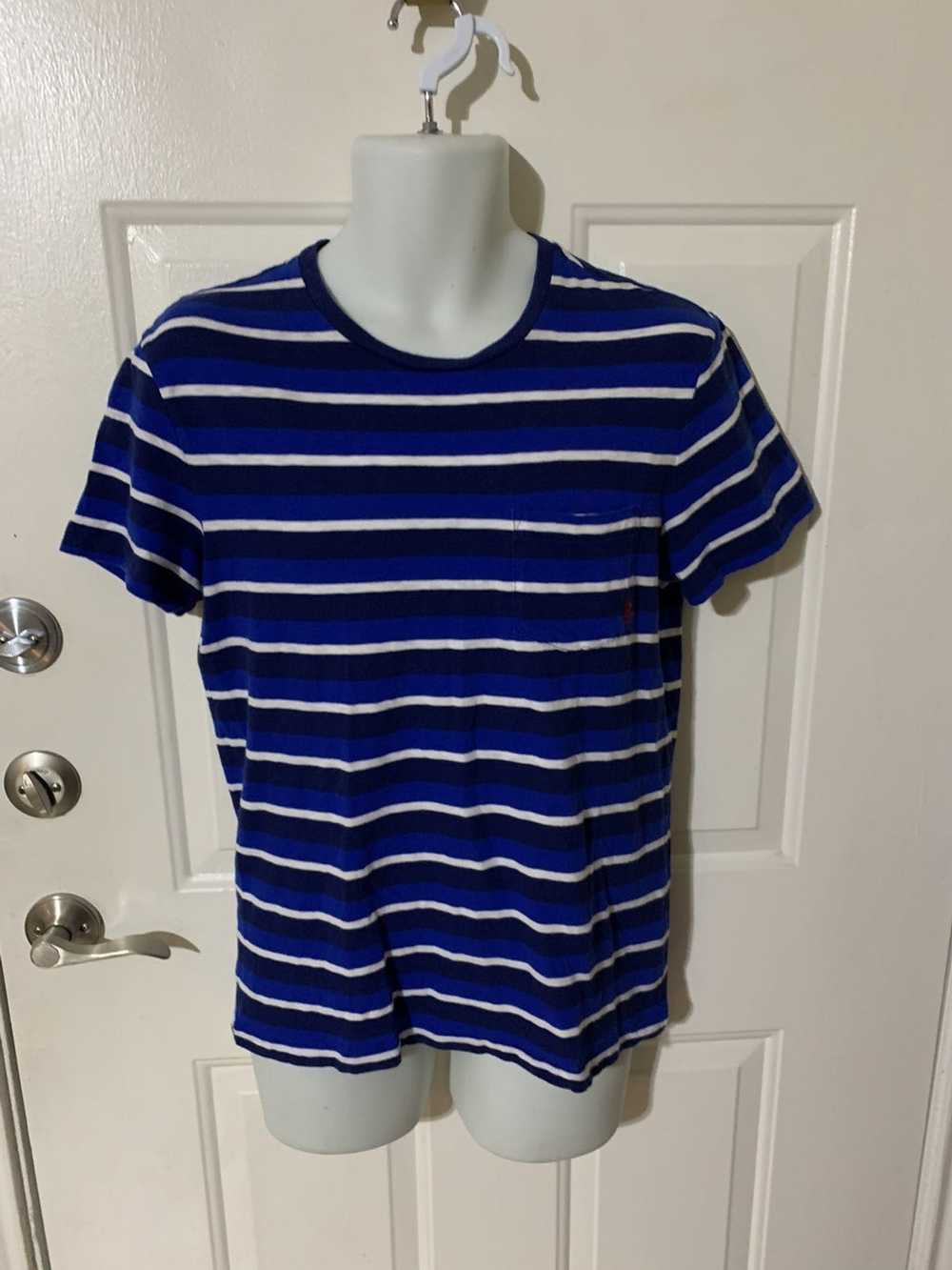 Polo Ralph Lauren RL Anchor 1 pocket striped tee - image 1