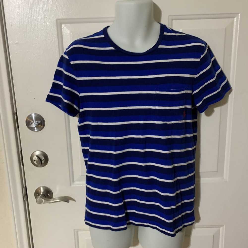 Polo Ralph Lauren RL Anchor 1 pocket striped tee - image 2