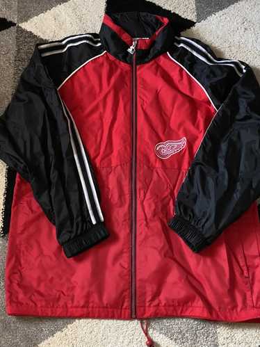 ! NHL Detroit Red Wings winter jacket padded anorak hood Starter size XL,  KIN