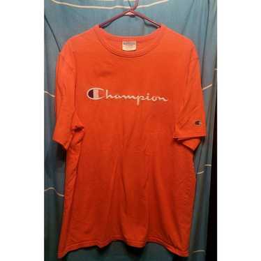 Champion 1990's CHAMPION Mens XL T Shirt Coral / P