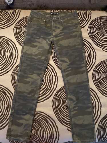 Individual Designer Camo Denim Super Skinny Jeans