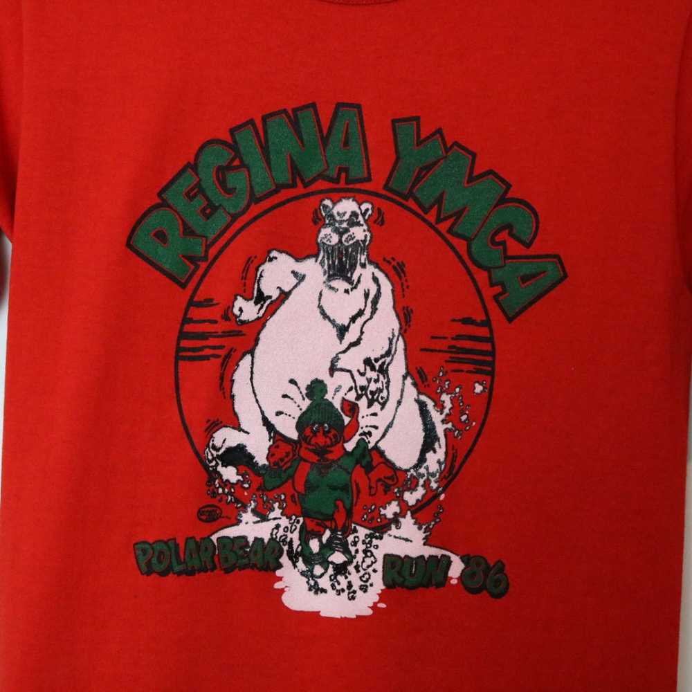 Vintage 1986 YMCA Polar Bear Run Tee - XXS/XS - image 3