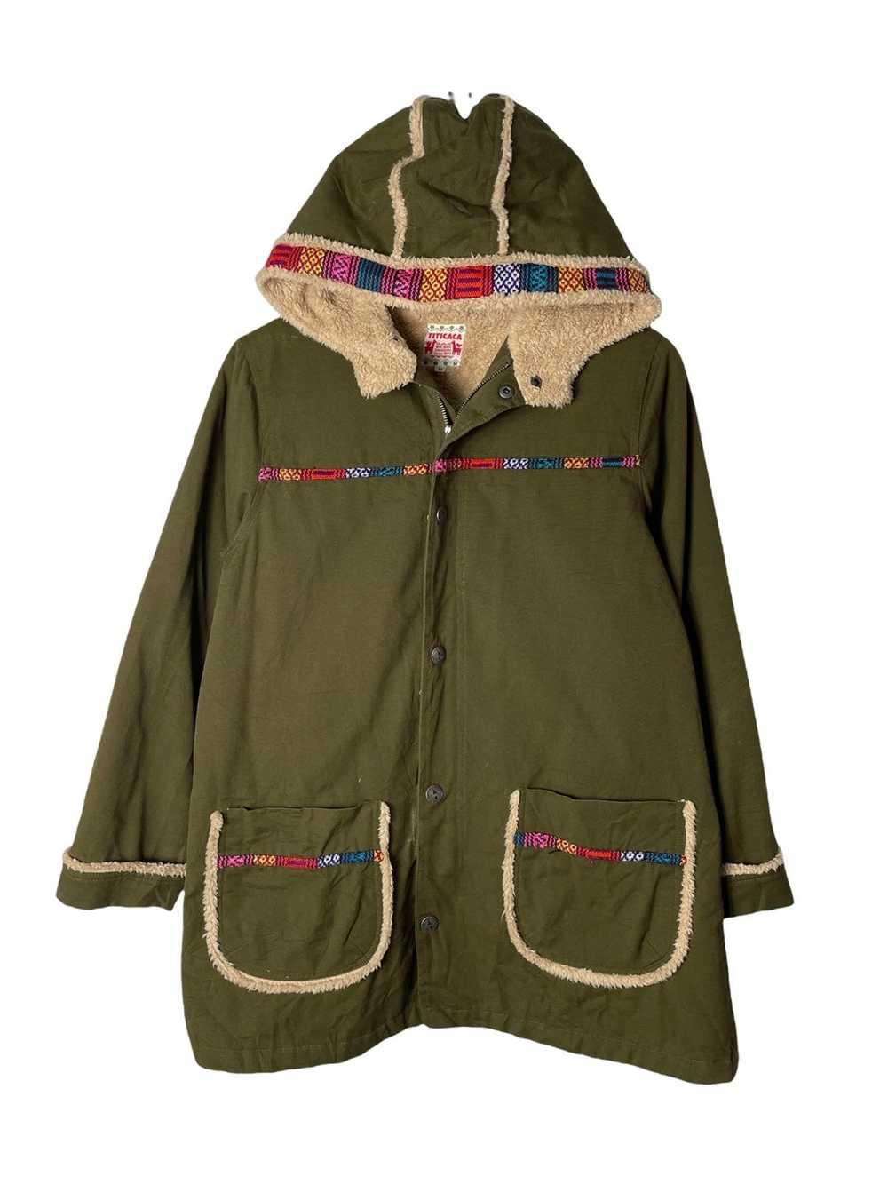 Japanese Brand Japanese Titicaca Sherpa Navajo Ja… - image 1