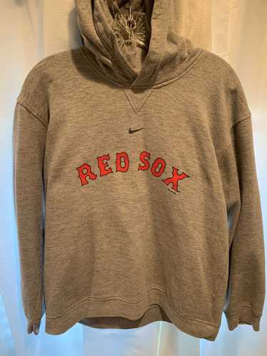 Vintage Nike Boston Red Sox MLB Hoodie Nike Center Swoosh 