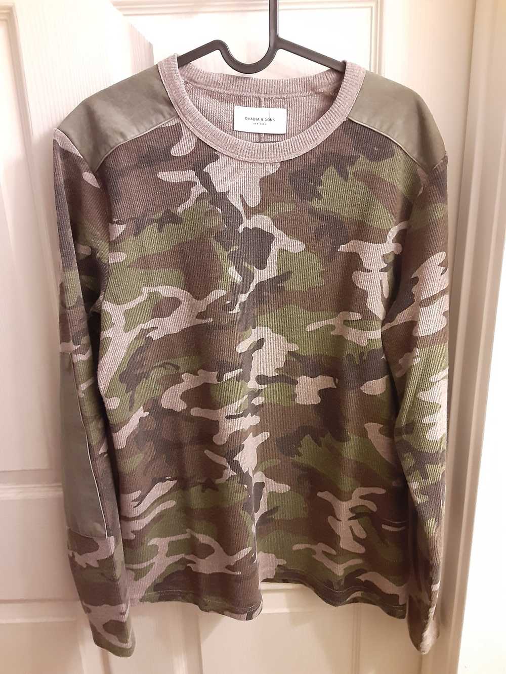 Ovadia & Sons Camo Thermal cotton knit - image 3
