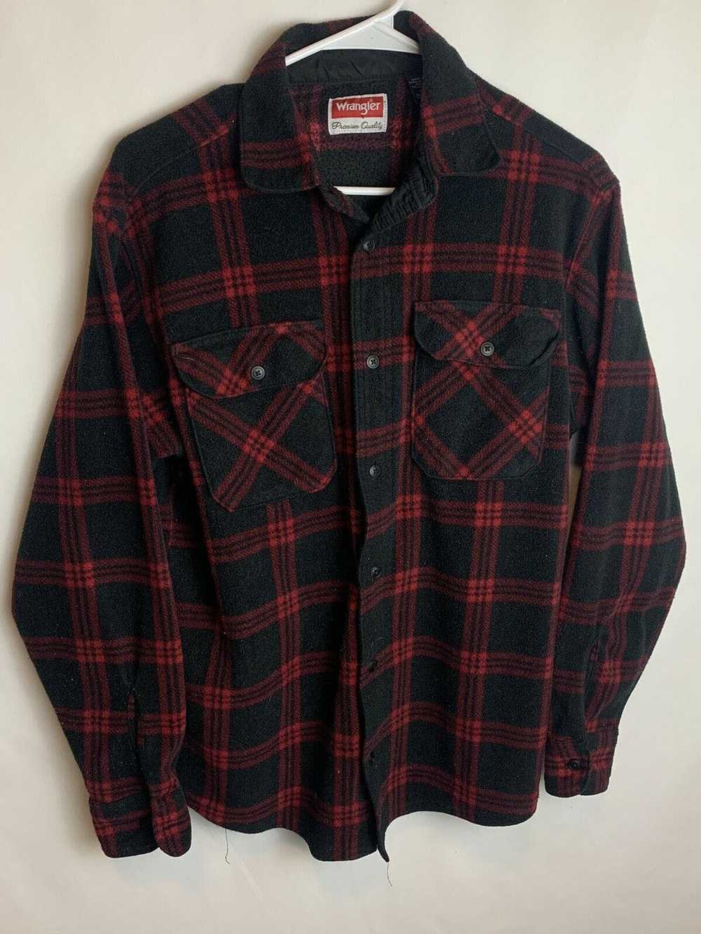 Wrangler WRANGLER Premium Quality Mens Plaid Red … - image 1