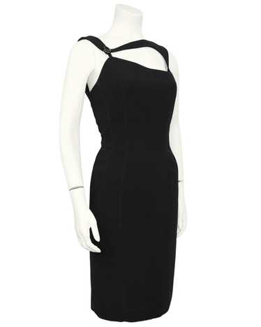 Thierry Mugler Black Asymmetrical Dress
