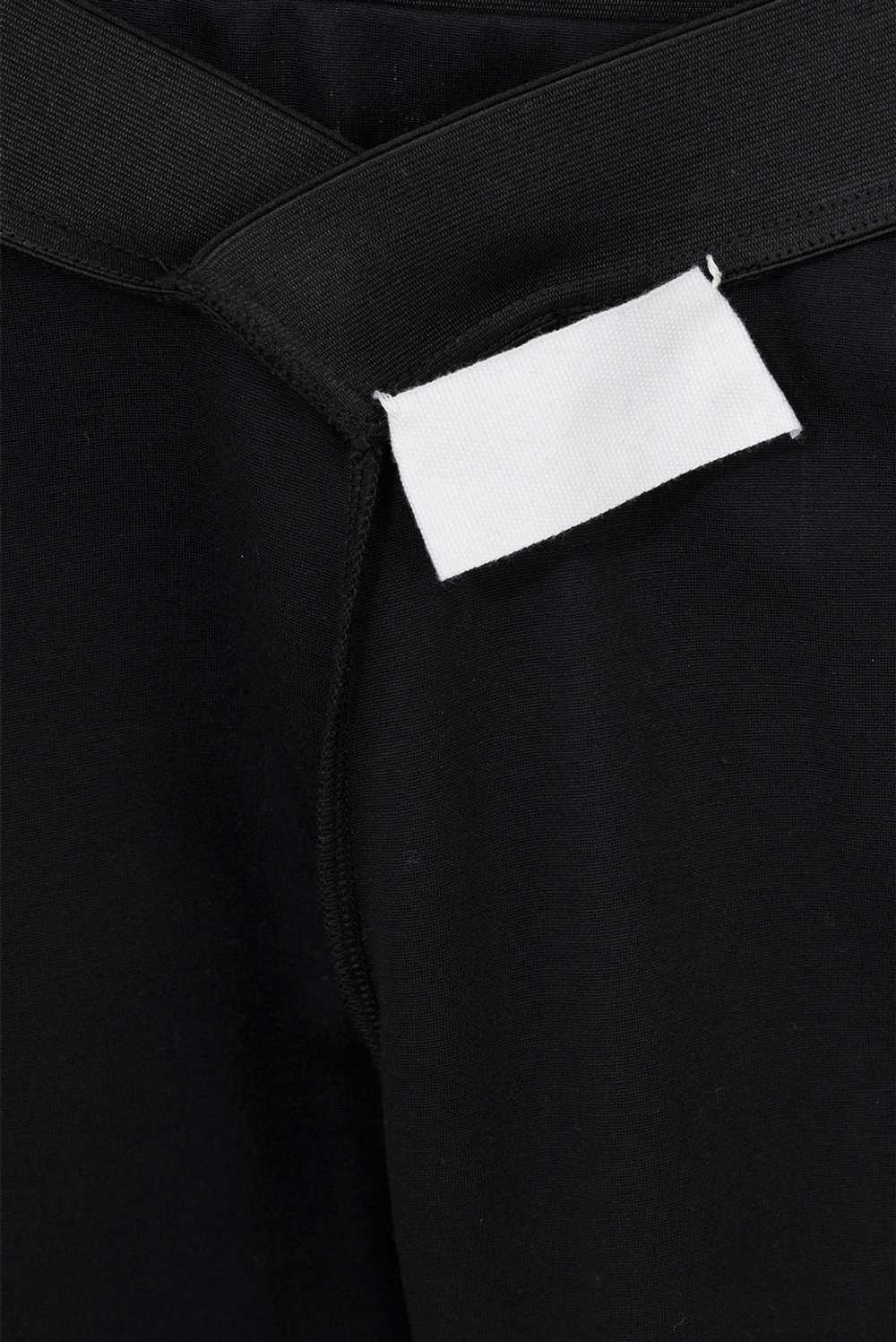 MAISON MARTIN MARGIELA 00's ELASTICATED BLACK PAN… - image 5