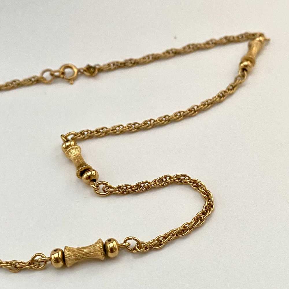 Late 40s/ Early 50s Monet Gold-Tone Chocker - image 3