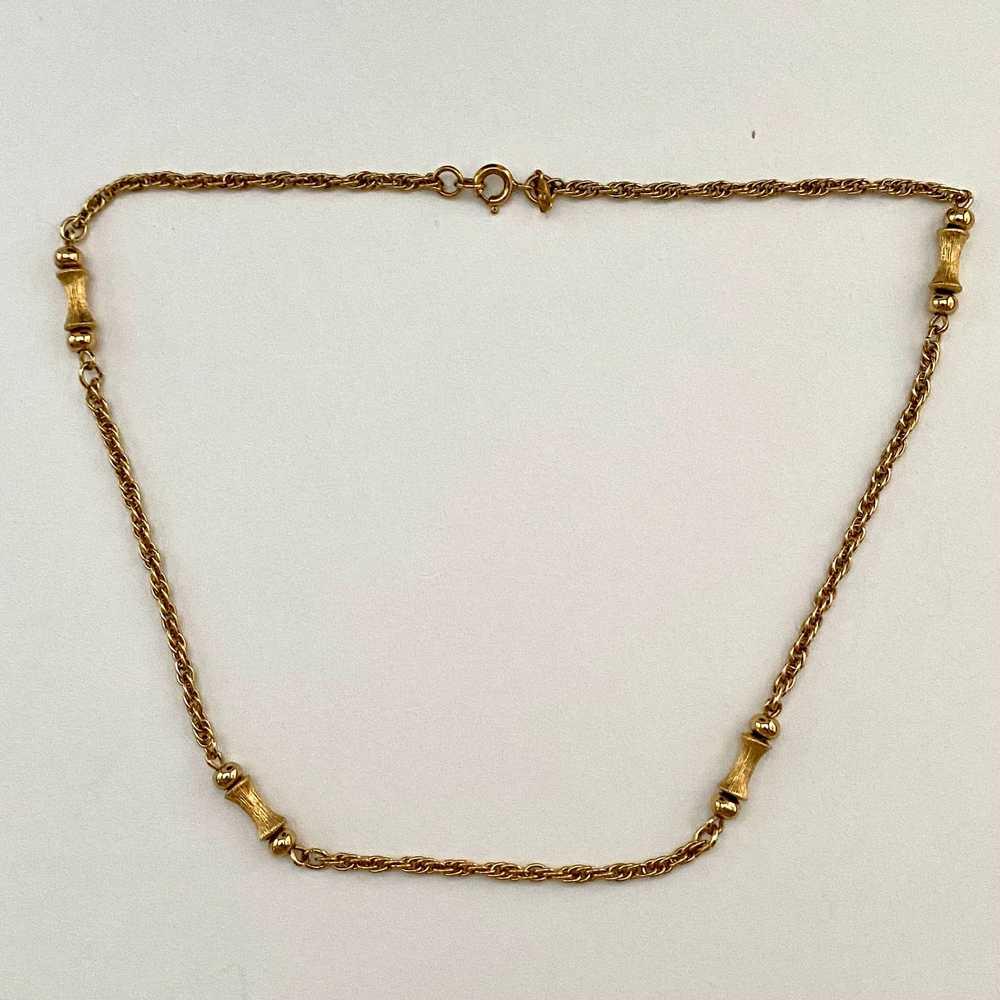 Late 40s/ Early 50s Monet Gold-Tone Chocker - image 4