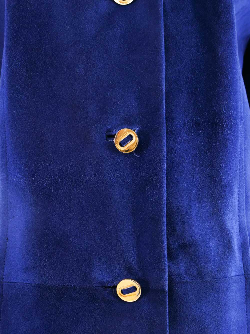 Loewe Blue Suede Jacket - image 5