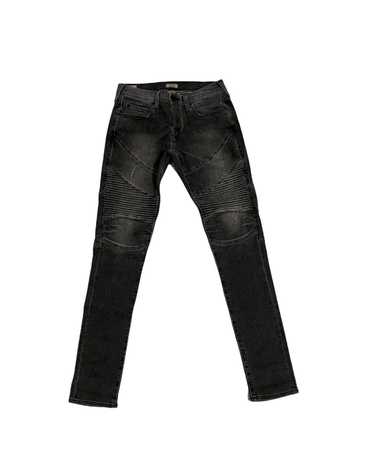 Black true best sale religion biker jeans