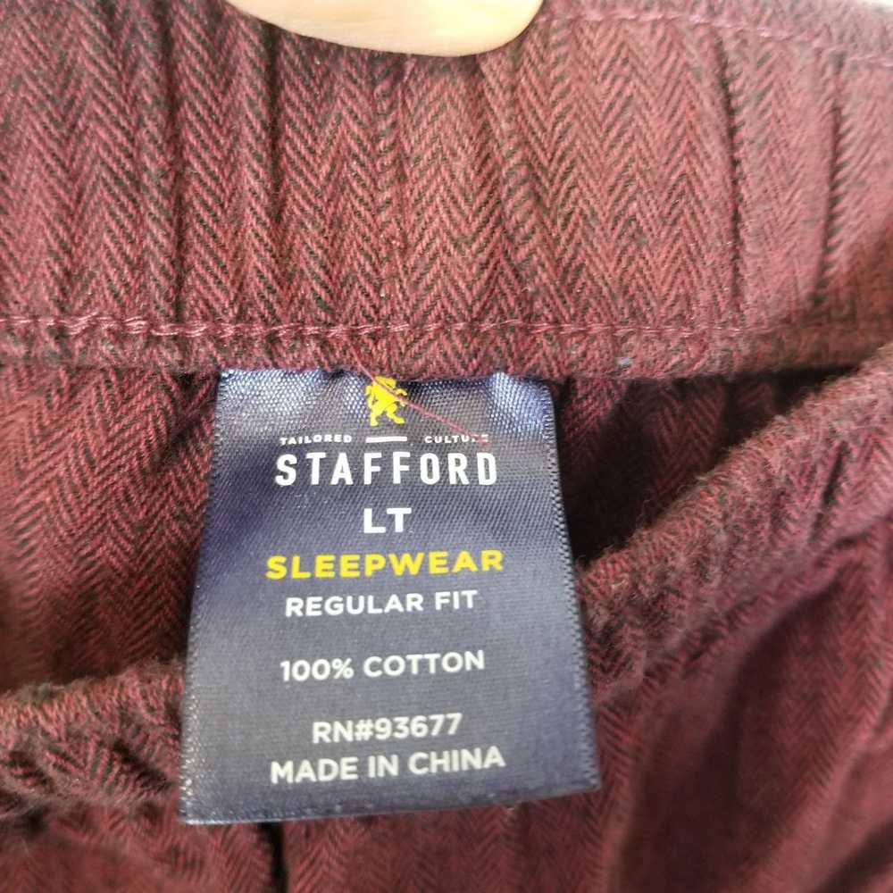 Stafford Stafford Mens LT Red 2-Pice Flannel Paja… - image 11