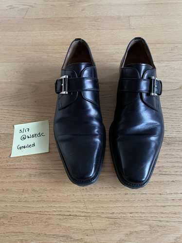 Magnanni Magnanni Marco Black Single Monk Strap Si