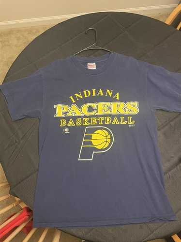 adidas, Shirts, Indiana Pacers Big Logo Adidas Nba T Shirt Yellow