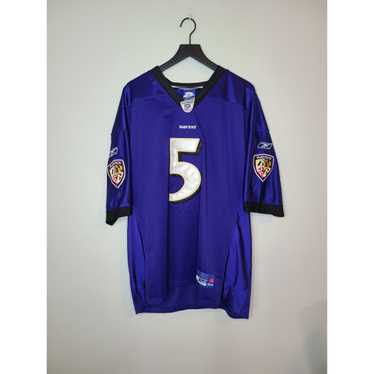 Reebok Reebok On Field Baltimore Ravens Joe Flacco #5 Sewn Jersey