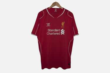Liverpool FC 2014 2015 Home Football Shirt Soccer Jersey Top Warrior Mens  Size M