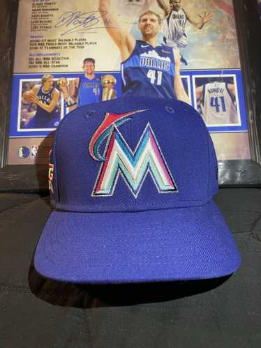 Miami Marlins Black and Blue 47 Brand Strap back Hat