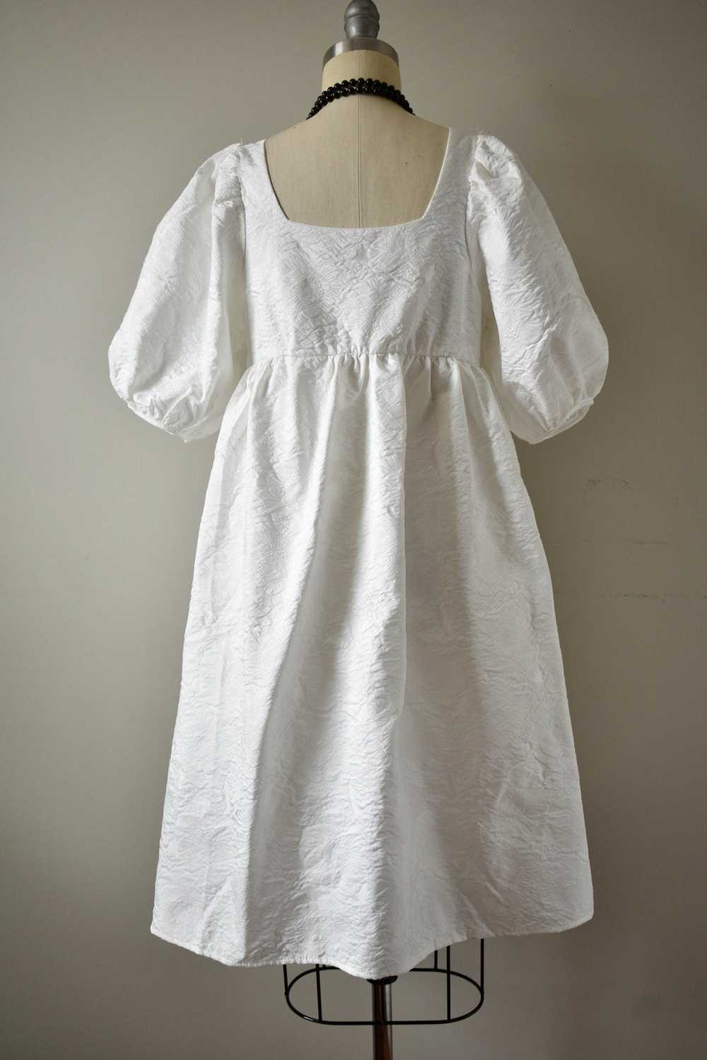 White Poplin Dress By Ina - image 3