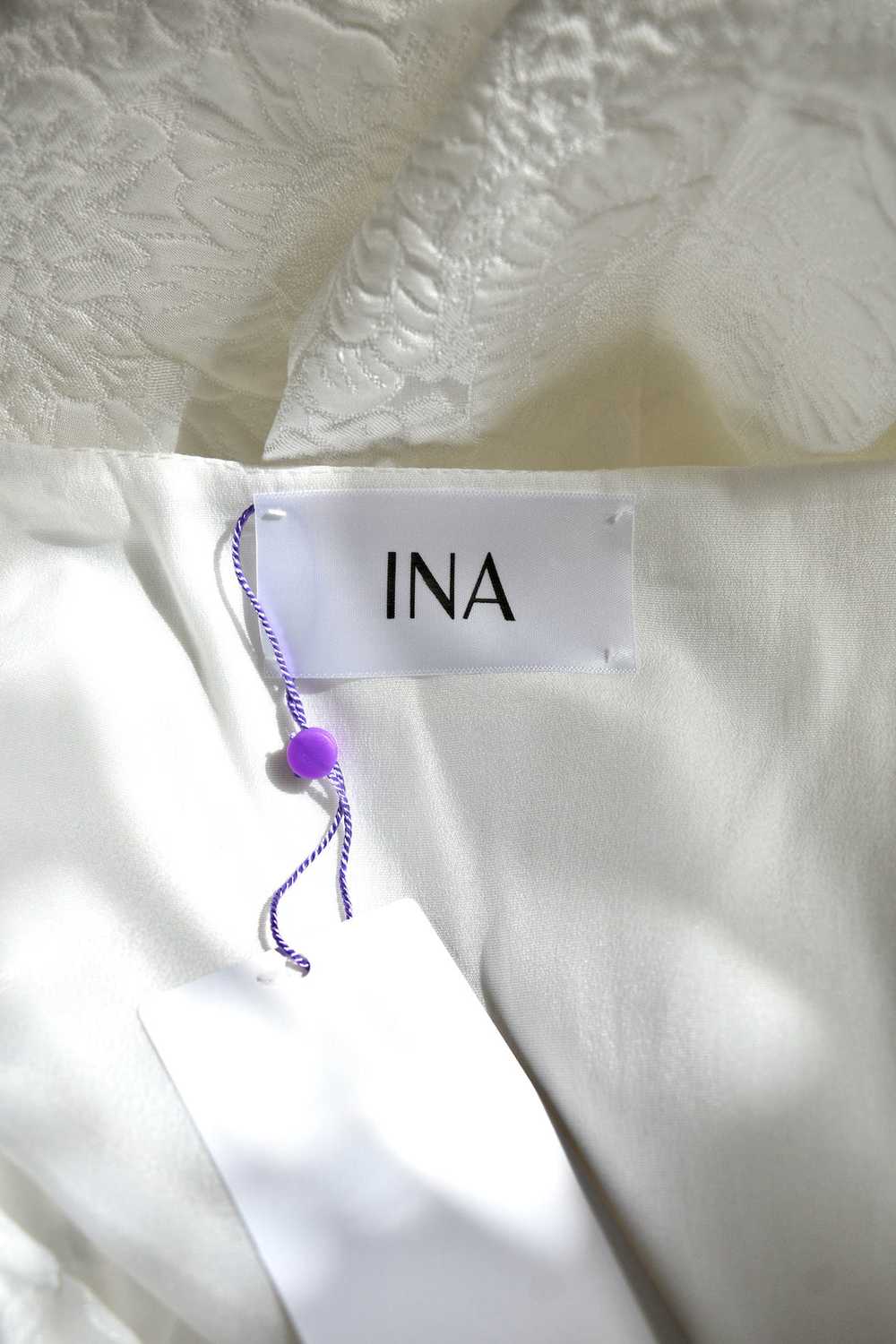 White Poplin Dress By Ina - image 4