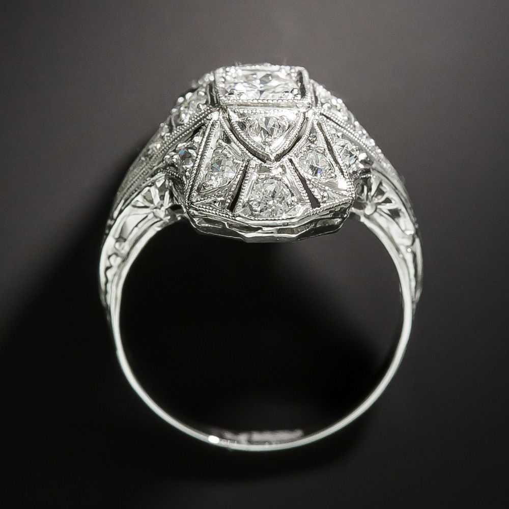 Art Deco Diamond Dinner Ring - image 3