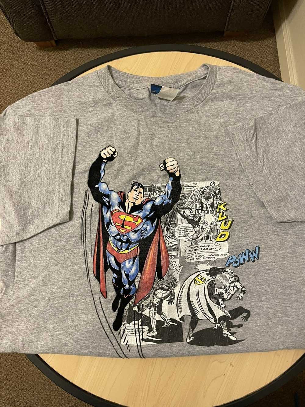 Dc Comics × Streetwear × Vintage Vtg Superman Logo DC… - Gem